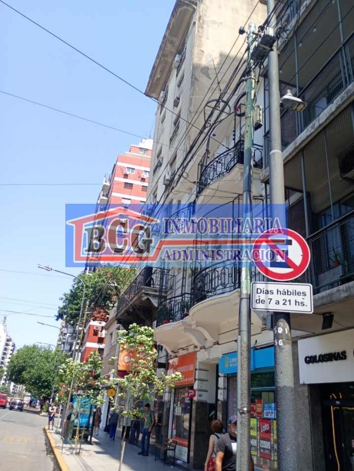 ALQUILER 2 AMBIENTES SOBRE  AVENIDA RIVADAVIA EN CABALLITO